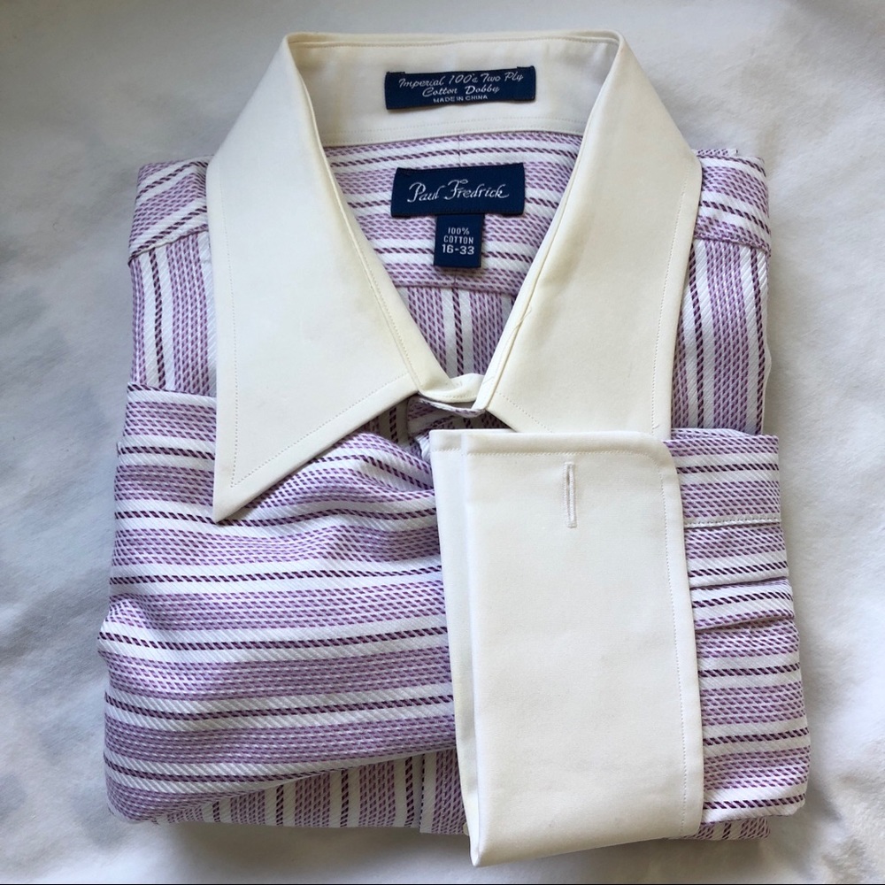 Paul Fredrick Dress Shirt with French Cuffs
